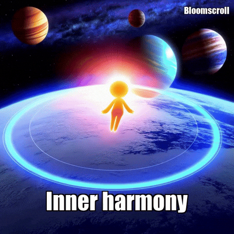 Inner Peace Wisdom GIF by Bloomscroll