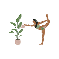 Water Yoga Sticker