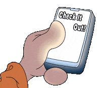 Check It Out Sticker by Elnaz  Abbasi