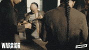 cinemax warrior getting ready cinemax warriormax GIF
