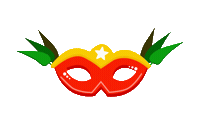 Mask Carnaval Sticker