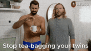 Tea Bagged Twins GIF by DrSquatchSoapCo