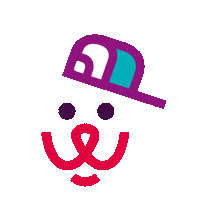 happy hat Sticker by Actwork