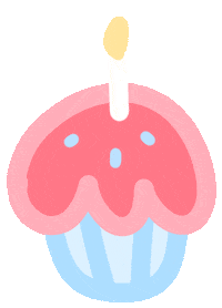 Eat Happy Birthday Sticker by Ai and Aiko