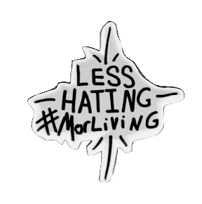 LessHatingMorLiving giphyupload Sticker