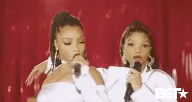 Chloe X Halle GIF by BET Awards