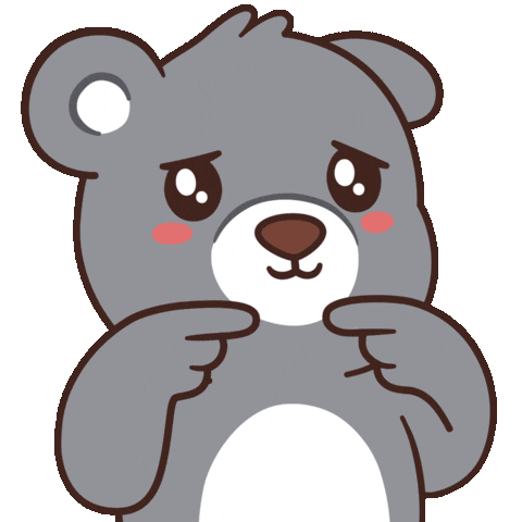 Sad Aww Sticker by BEARISH