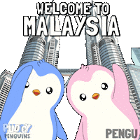 Kuala Lumpur Travel Sticker by Pudgy Penguins