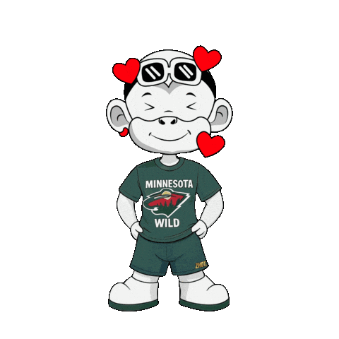 Minnesota Wild Sticker by Zhot Shop