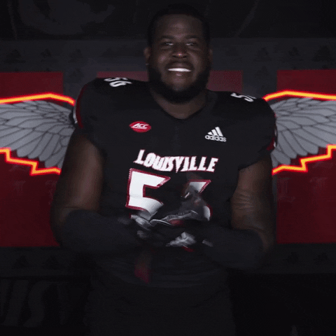 College Football Sport GIF by Louisville Cardinals