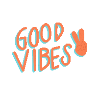 Vibing Good Vibes Sticker