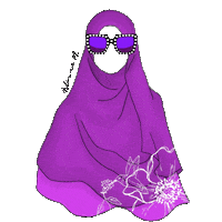 Muslim Hijab Sticker by Artisan Malaysia