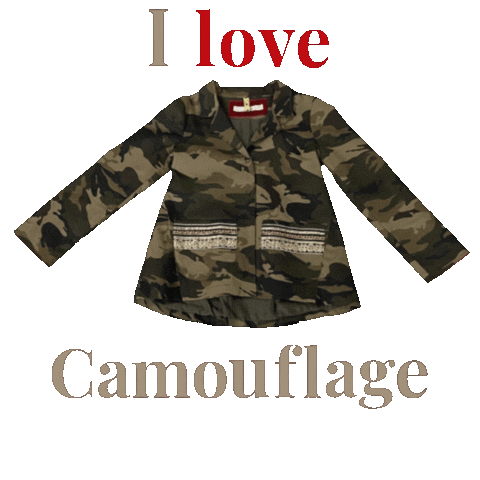 maisoncherie maison camo camouflage cherie Sticker
