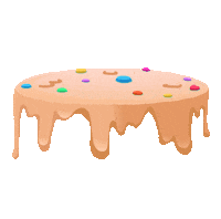 Happy Birthday Cake Sticker by Deka Wafers
