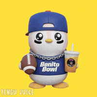 Bad Bunny Football GIF by Pengu Juice Co.