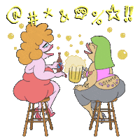 Drunk Happy Hour Sticker