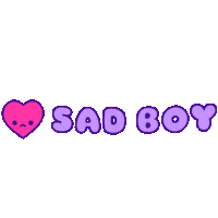 Sad Broken Heart Sticker by 100% Soft