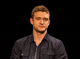 Celebrity gif. Justin Timberlake deeply contemplates something before arriving at his answer, raising his eyebrows, and saying, "Yes."