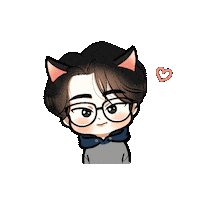 Wink Glasses Sticker