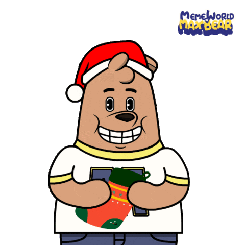 Happy Good Boy Sticker by Meme World of Max Bear