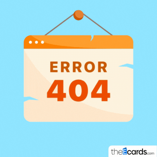 Connection Lost Oops GIF by TheEcards.com