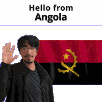 Ao Angola Sticker