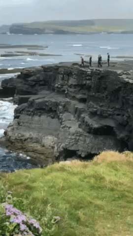 Video of Children Cliff-Diving in Ireland Sparks Warning From Officials