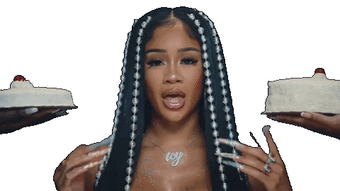 Birthday Sticker by Saweetie