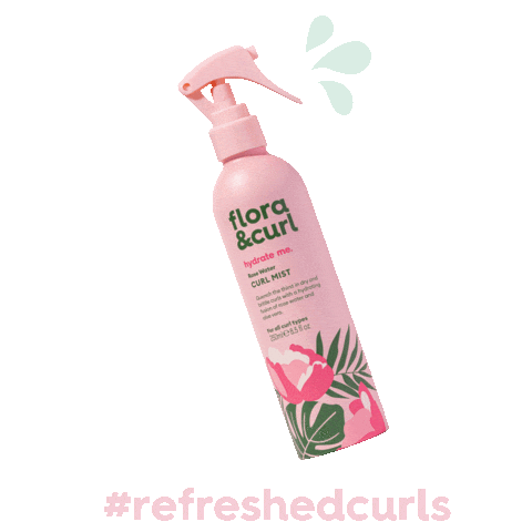 Afro Hair Curls Sticker by Flora & Curl