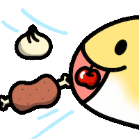 akemisandesu eat gecko gobble hoover Sticker