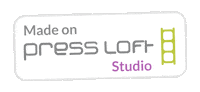 PressLoftPR design studio create pr Sticker