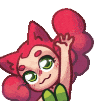 Pink Hello Sticker