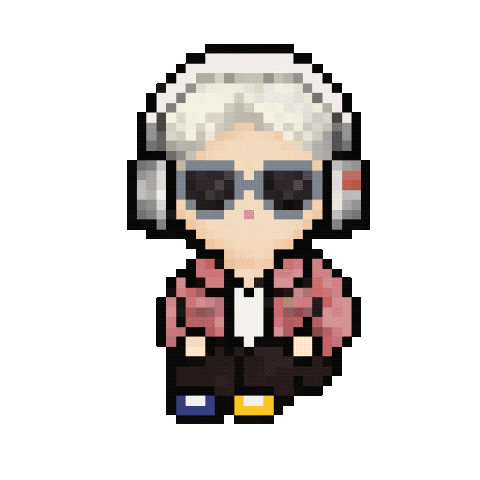 Peaceminusone Sitting Sticker