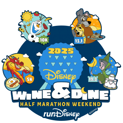 Walt Disney World Rundisney Sticker by Disney Sports
