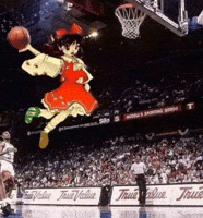 Dunk Reimu Hakurei GIF