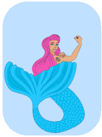 Woman Mermaid GIF by NOMB Surf