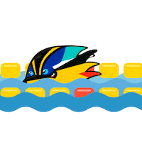 Swimming Sticker by Santiago 2023