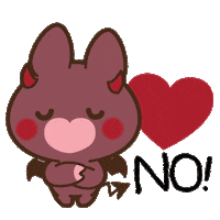 JourneyToTheSweet reaction love no couple Sticker