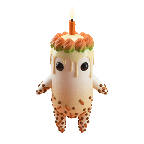 Happy Carrot Cake Sticker