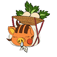 allthelovebycrystal kawaii pig switch animal crossing Sticker