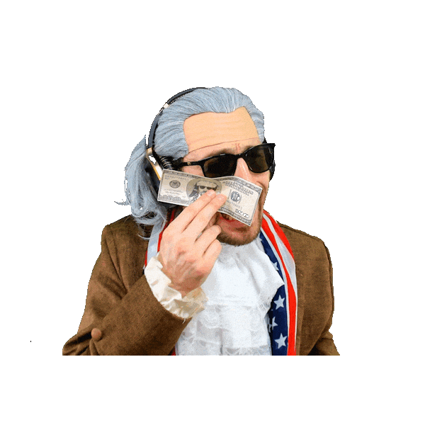 Money Crying Sticker