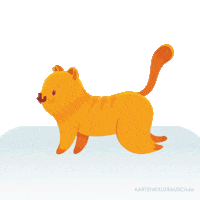 Cat Sticker Sticker by Kartenkaufrausch