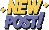 New Post Link Below Sticker