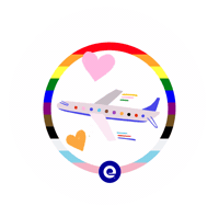 Pride Sticker by Expedia Group
