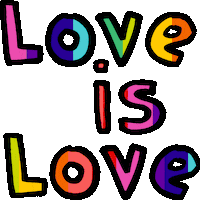 Proud Love Is Love Sticker