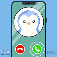 Calling I Love You GIF by Pudgy Penguins