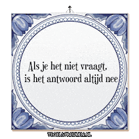 Hoop Nl Sticker by Tegelspreuken.nl