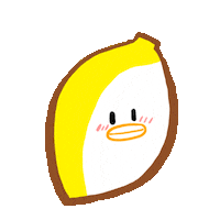 fruit lemon Sticker by sukloz