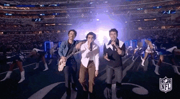 Jonas Brothers Football GIF by NFL