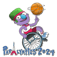 Wheelchair Basketball Sticker by chris timmons